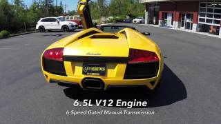 2009 Lamborghini Murcielago LP640 Roadster  6 Speed Manual [upl. by Hairabez]