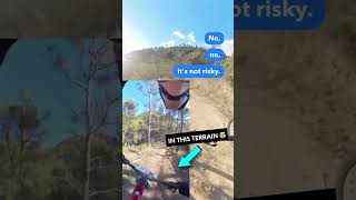 POV Mom calls during a Mountain Bike Race 🫨 mtbshorts [upl. by Haelak]