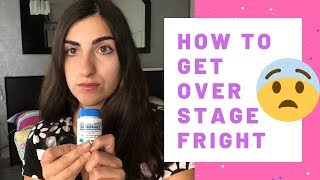 How to get over stage fright My experience with propranolol  Anxiety [upl. by Luhar17]