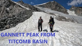 Gannett Peak From Titcomb Basin [upl. by Freemon420]