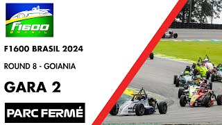 F1600 Brasil 2024  Round 8 Goiania  Gara 2 [upl. by Modeerf355]