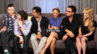 The Big Bang Theory Cast with Ausiello  Comic Con 2011 [upl. by Othilie354]