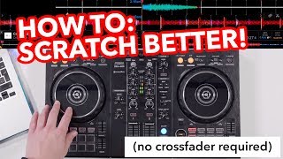 DJ Scratching Tutorial Different timings with baby scratch [upl. by Capriola20]