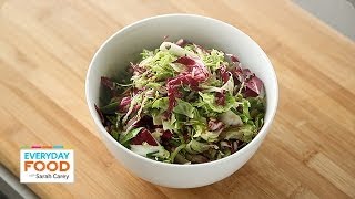 Brussels Sprout Slaw  Everyday Food with Sarah Carey [upl. by Acirfa]