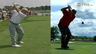 How John Dalys Swing has Changed Over the Years 1991 vs 2017  2017 PGA Championship [upl. by Cicero]