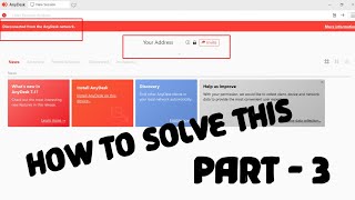 Disconnected from the AnyDesk Network AnyDesk Disconnected from the AnyDesk Network vinayerp [upl. by Kurtis]