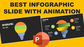 How to CREATE dynamic infographic with ANIMATION in PowerPoint [upl. by Gnanmos]