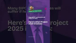 How the Project 2025 is dangerous for BIPOC community [upl. by Oria]