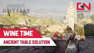 WINE TIME SOLUTION Location of Assassins Creed Odyssey Ancient Tablet [upl. by Kippar]