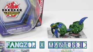 VENTUSAQUOS FANGZOR x MANTONOID Single Pack  Bakugan Legends  BAKUGAN UNBOX [upl. by Rennerb]