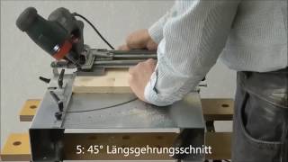 Stichsägetisch Trenn Biber 012L neu Sägetisch für Stichsägen von Bosch Metabo Hitachi Makita [upl. by Dnomra]