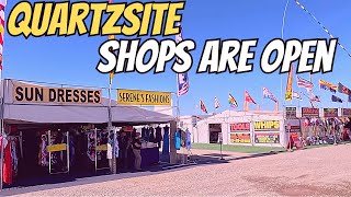 Quartzsite Shops Are Opening Up  Seasonal Vendors [upl. by Nabila234]