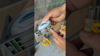 Tiler laying tiles expert tiling angle meter [upl. by Orhtej]