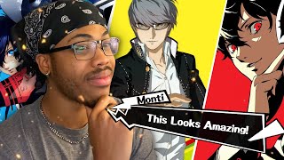 First Time Persona Fan REACTS to All Game Openings [upl. by Saimon]