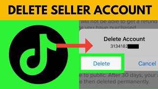 How To Delete Tiktok Seller Account 2024 [upl. by Kilam]