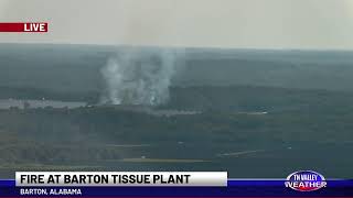 Breaking News Multiple Alarm Fire at Barton Tissue Plant [upl. by Oglesby]