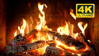 FIREPLACE 4K 🔥 Cozy Fire Background 12 HOURS Fireplace video with Burning Logs amp Fire Sounds [upl. by Reeta81]