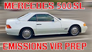 MERCEDES 500SL EMISSIONS VIR PREP [upl. by Enomrej]