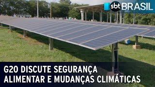 G20 discute segurança alimentar e mudanças climáticas  SBT Brasil 260224 [upl. by Yebloc487]