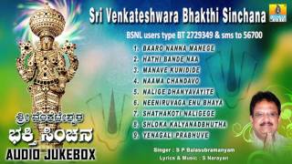 Sri Venkateshwara Bhakthi Sinchana  Sri Tirupathi Kannada Devotional Songs  S P Balasubramanyam [upl. by Merwin]