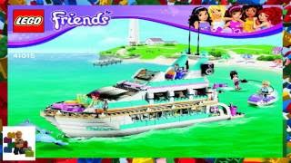 LEGO instructions  LEGO Friends  41015 Dolphin Cruiser Book 1 [upl. by Harret907]