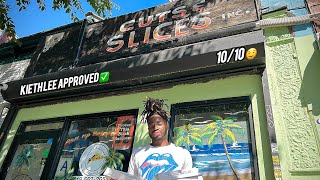 I WENT TO THE BEST PIZZA SHOP IN NYC 🤤 CUTS amp SLICES BEST PIZZA ON EARTH [upl. by Assilak]