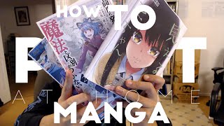 How to Print and Bind Manga Book or Comic at Home on your Own Printer  Manga Printing Tutorial [upl. by Bui]