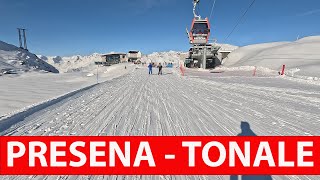 PASSO DEL TONALE  PRESENA GLACIER  BEST SKI RESORT  WINTER 2022  GOPRO 11  SKIER POV [upl. by Nahaj330]