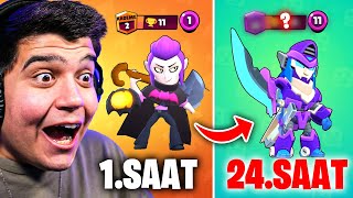 24 SAAT BOYUNCA MORTİS OYNADIM 😱 GERÇEKTEN ZOR MU  Brawl Stars [upl. by Sullivan]