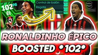 RONALDINHO MILAN BOOSTED 102 🥵  una carta SUPER BUENA  pero ¿VALE LA PENA 🤨  review [upl. by Abbey190]