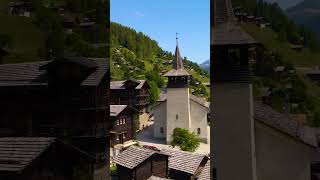 📍Grimentz switzerland village switzerlandpictures smalltown summer visitswitzerland europe [upl. by Matthei]