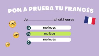 🇫🇷 Test de francés VERBOS PRONOMINALES I ¿Qué tanto sabes🤔 [upl. by Delsman]