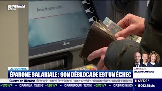 Le déblocage exceptionnel de lépargne salariale est un échec [upl. by Nnyleak]