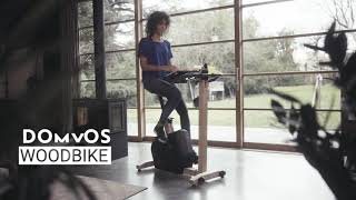 How to Use Home Fitness Exercise WoodBike [upl. by Porcia]