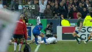 England vs South Africa disallowed try [upl. by Constancia192]