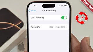 How To Check Call Forwarding On iPhone [upl. by Auj]