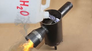 ROCKET STOVE NO LONGER NEEDED Multifuel jet stove [upl. by Alegnad]