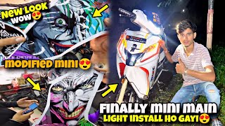 DRL Lights installation 😱😍in Activa 125  full modified  Price [upl. by Mora]