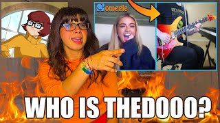 VELMA SCOOBY DOOO Reacts TheDooo Guitarist AMAZES strangers on OMEGLE with a TALKBOX REACTION [upl. by Nitsew]