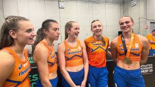 The Netherlands Lands 4x400m Relay World Champs Gold [upl. by Amiaj]