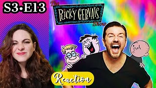 The RICKY GERVAIS SHOW  S3 E13  The Year  REACTION [upl. by Nitsirhc102]