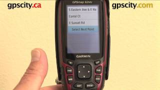 Garmin GPSMAP 62 Series Route Planner Page  gpscitycom [upl. by Ellemrac]