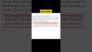 Class 8 chemistryshortsvideo chemicalchanges chpter3viralshorts [upl. by Valiant364]