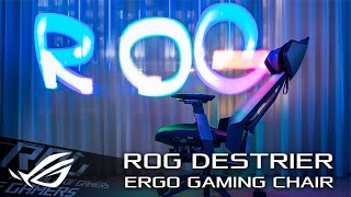 ROG Destrier Ergo Gaming Chair  Got Your Back  ROG [upl. by Grover]