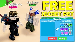 I GOT TONS OF SECRET PETS in REBIRTH CHAMPIONS X Roblox  Rebirth Champions X Secret Pet for FREE [upl. by Dian]