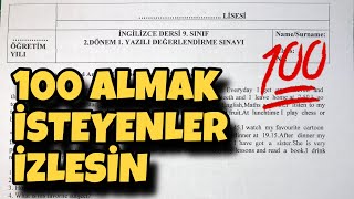 9Sınıf İngilizce 2Dönem 1Yazılı [upl. by Anahpos623]