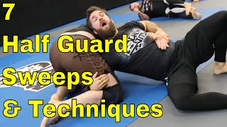 7 BJJ Half Guard Sweep Drills amp Techniques [upl. by Calendra]