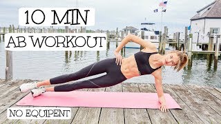 10 Minute Model Ab Routine  Model Workouts  Sanne Vloet [upl. by Watt]