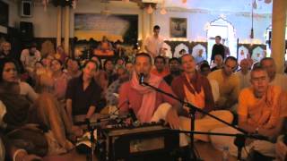 Kirtan Mela Nama Yajna with HG Ojasvi Prabhu 03092015 in Goloka DhamaGermany [upl. by Ecneps]