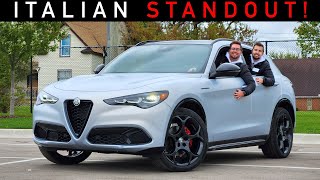 2024 Alfa Romeo Stelvio  REFRESHED but is it BETTER than a BMW X3 [upl. by Bertha607]